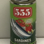 555 Sardines in TOMATO Sc 100x155g