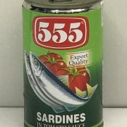 555 Sardines in TOMATO SC 48x425g