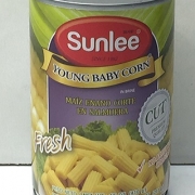 Sunlee Young Baby Corn - CUT 24x410g