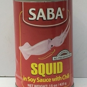 Saba Squid in Soy Sauce with CHILI 48x425g