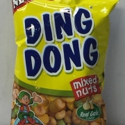 Ding Dong Snack Mix Nut GARLIC (YELLOW) 60x100g
