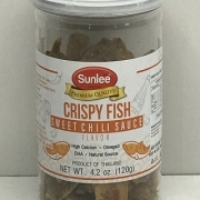 Sunlee Crispy Fish (Sardine) Swt & Chili (tin) 12x120g