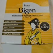 Bigen Hair Dye Powder BLACK (A) 12x12\'s