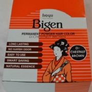 Bigen Hair Dye Powder CHESTNUT BROWN* (D) 12\'s