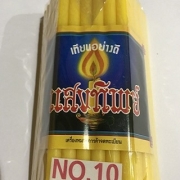 Candle #10 YELLOW 100x(4\